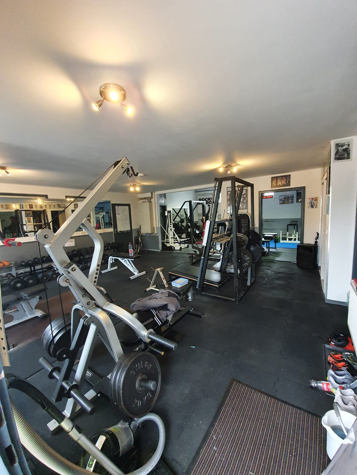 Gym rack and equipment